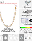 Moissanite VVS Infinity Link Necklace