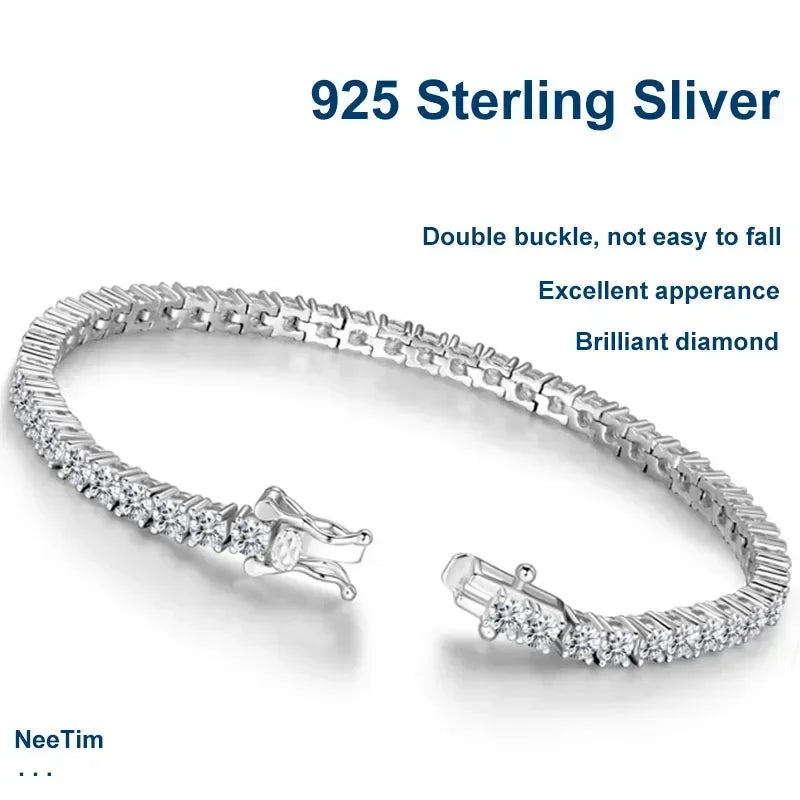 Moissanite Tennis Bracelets